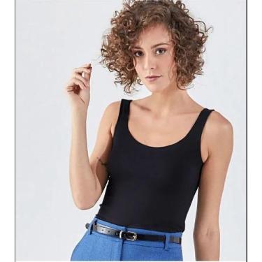 Imagem de Regata com Bojo Liz Lingerie - Ref. 21888, Preto, GG