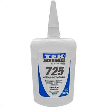 Imagem de Cola Instantanea Tekbond 725 - Baixa Viscosidade - Bico Tipo ''B'' Mai