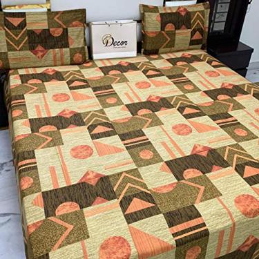 Imagem de Puff Aramado Dourado Sarah Veludo Branco - V&G Decor