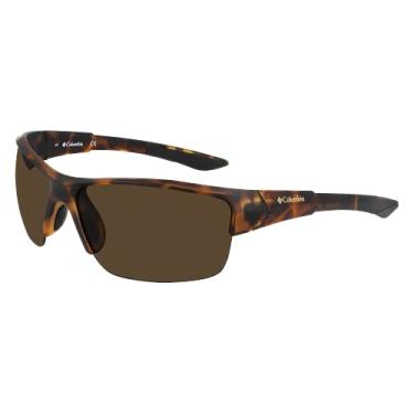 Imagem de Columbia Men's Wingard Polarized Rectangular Sunglasses, Matte Dark Tortoise, One Size