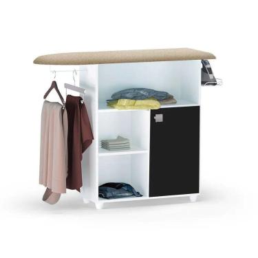 Imagem de Armário Com Tábua De Passar Mariana Branco E Preto