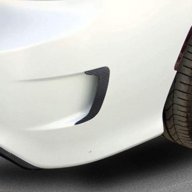 Imagem de Crosselec Aba de saída de ar com para-choques traseiro de fibra de carbono para Dodge Charger 2015-2020