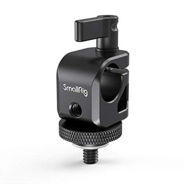 Imagem de Conector de trilho SMALLRIG de 15 mm com orifício de rosca de 1/4" para fixar microfones de câmera/gravadores de som/equipamento de iluminação - 860