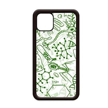 Imagem de Estrutura de células de microscópio verde biológica para iPhone 11 Pro Max capa para celular Apple