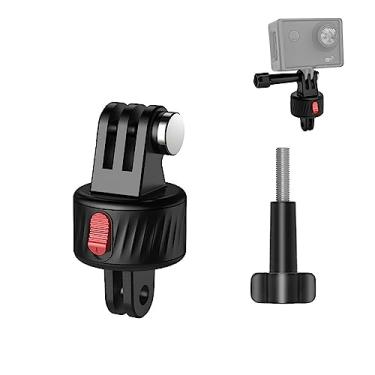 Imagem de CIADAZ Adaptador de sucção magnética Adaptador de tripé Base de liberação rápida Acessórios para câmera de ação Sem parafusos com base magnética For GoPro Compatível com For GoPro11/10/9/8/7 Insta 360