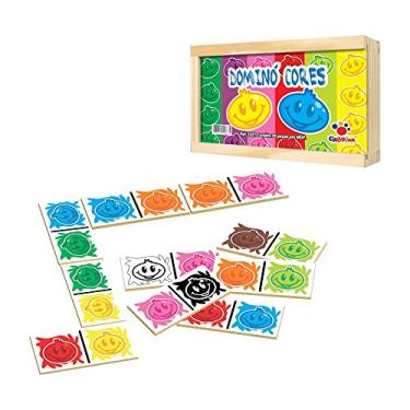 Imagem de Dominó Cores em Madeira 28 Peças Ciabrink