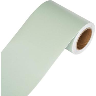 Imagem de YENHOME Borda de papel de parede verde para decoração de parede para decoração de parede de volta às aulas Guarnição de borda de quadro de avisos verde para sala de aula 7,8 cm x 601 cm borda de papel
