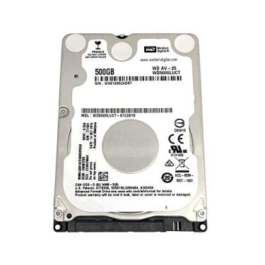 Imagem de Western Digital WD5000LUCT AV 500GB 5400RPM 16MB Cache SATA 3.0Gb/s Internal 2.5 inch Hard Drive