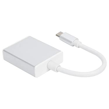 Imagem de Adaptador Tipo C para VGA, Cabo Adaptador Tipo C para VGA Cabo de PVC e um Conector USB3.1C para PC