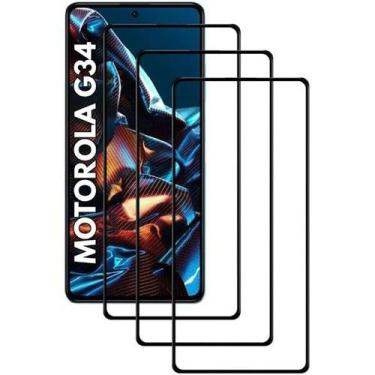 Imagem de Kit 3UN Película 3D Vidro para Motorola Moto G24 - LXL
