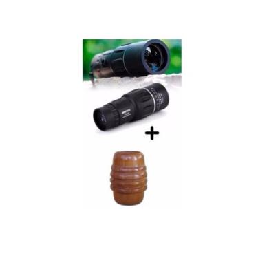 Imagem de Apito Profissional Jacu-açu + Luneta Observação Aves Animais - Mundo d