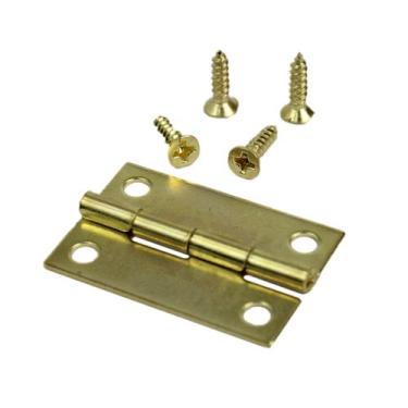 Imagem de Dobradiça Grande Com Parafuso Para Artesanato - 10 Unidades - Russo Ar