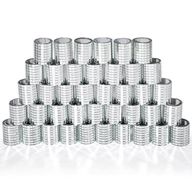 Imagem de Azulejos de bola de discoteca de 5 x 5 mm PP OPOUNT 18.880 peças, mosaico autoadesivo, de vidro espelhado para artesanato, colagem de arte, vasos, copos, molduras de fotos, decoração interna e externa