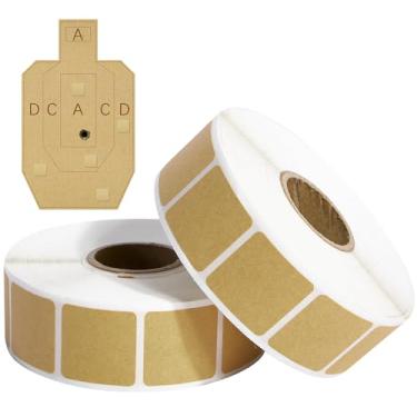 Imagem de 2000 peças de pastadores de alvo quadrados - adesivos autoadesivos de alvo - etiquetas de tiro de 2,24 cm para alvos de tiro de pistola (2)