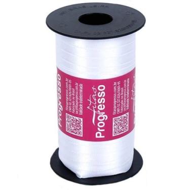 Imagem de Fita de Cetim Progresso 7mm nº1 - 100m Cor 201 Branco - 01 unidade - F