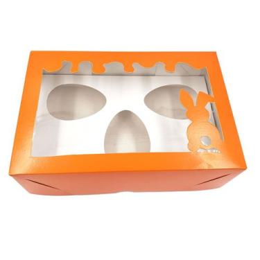 Imagem de 10 Caixas para ovo de colher - Trio de 100 a 150gr - Dona Maria Caixin