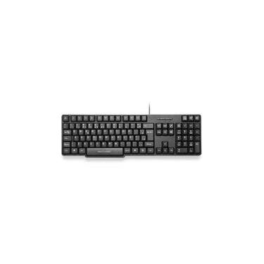 Imagem de Teclado Multi Slim, USB, ABNT2, Teclas Silenciosas, Preto - TC213