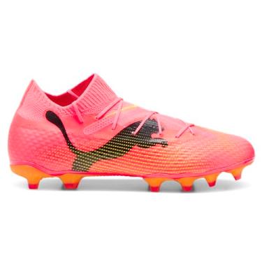 Imagem de Puma Tênis de futebol masculino Future 7 Pro Firm GroundAg Futebol, Cleated, Outdoor, Turf - Laranja, Laranja, 40