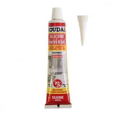 Imagem de Cola Silicone 50G Soudal Transp Bisnaga - Kit C/24 Unidades
