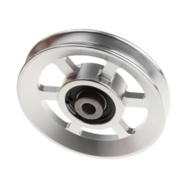 Imagem de YIJU Polia de rolamento fitness, roda de liga de alumínio, prática, leve, baixo ruído, resistente, substituição de exercício de treinamento de força, 10.5 Cm