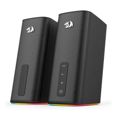 Imagem de Caixa de Som Gamer Redragon GS814 Connie RGB Bluetooth 3.5, preto