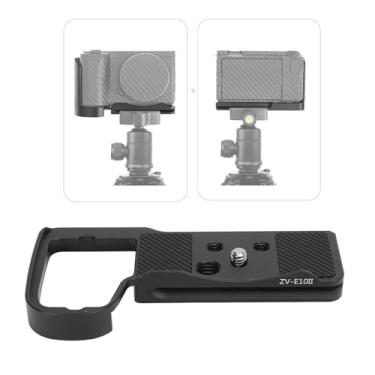 Imagem de Placa de Liberação Rápida, Placa de Base da Câmera de Liga de Alumínio Com Orifício de Parafuso de 1/4 e 3/8, Placa de Montagem do tripé da Câmera para ZV E10II, Suporte de