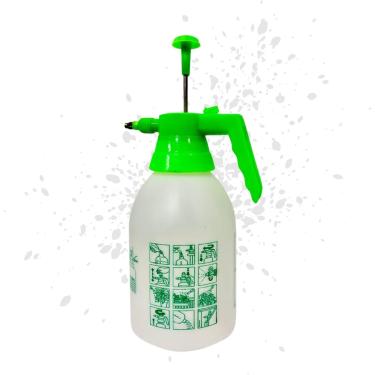 Imagem de Pulverizador Manual de Pressão, 1,5 Litros, Verde, Multiuso para Casa e Jardim