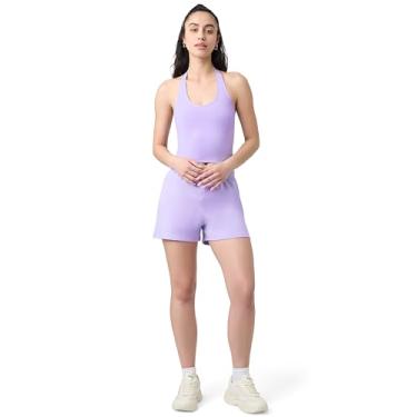 Imagem de florence by mills Blusa feminina esportiva com frente única para academia, Lavanda Millie, GG