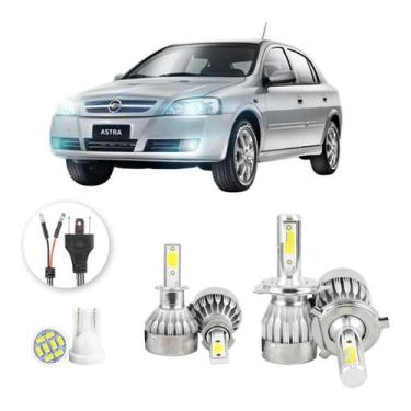 Imagem de Kit Lampadas Led Chevrolet Astra 1995 1998 H4 H3  20000lm - V10