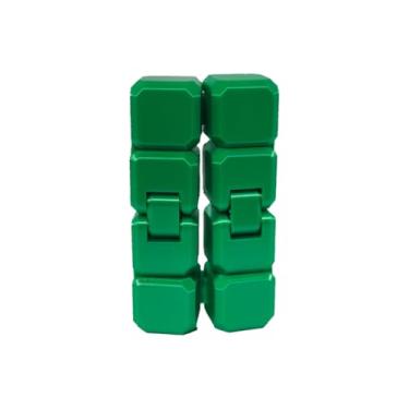 Imagem de Cubo Infinito Magico Fidget Anti Stresse Ansiedade Diversas Cores Presente Coordenação (Verde)