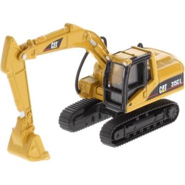 Imagem de Miniatura Escavadeira Caterpillar Micro 315D L 1/87, Amarelo