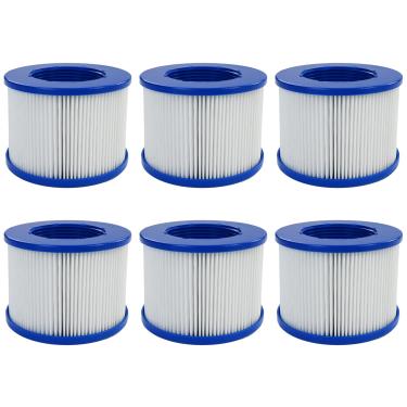 Imagem de MRSTOT Substituição de filtro de banheira de hidromassagem rosqueada para RELXTIME/ALEKO/Wejoy Aquaspa/Co-z/Wave/CleverSpa - Cartuchos rosqueados para banheiras de hidromassagem infláveis e piscinas