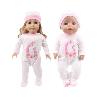 Imagem de Roupas De Boneca Fofa Vestido Uniforme Para Boneca De 43cm 18 Polegada