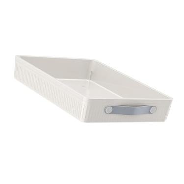 Imagem de SiaBiced Prateleira deslizante para cozinha, prateleira de armazenamento deslizante versátil, gaveta de armazenamento para casa e banheiro, L