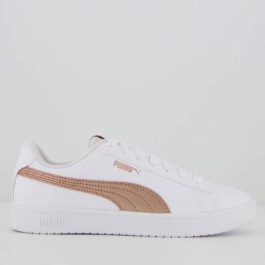 Imagem de Tênis Puma Rickie Classic Feminino Branco e Rosê, 36