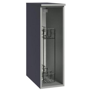 Imagem de Balcão Porta-temperos 20 Cm Suspenso Cinza Nice Cinza - MADESA