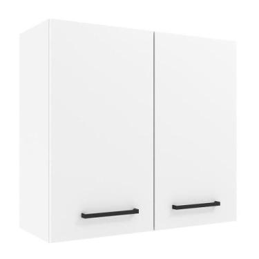 Imagem de Armário Aéreo Madesa Agata 70 Cm 2 Portas - Branco Branco