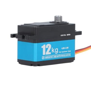 Imagem de WALFRONT Metal Gear Servo Motor Dual Rolução de Servo Digital para Armas Robóticas Carros Modelos de Carros Drones, Provo de água Todos Os Engrenagens de Metal Precision Potenciômetro
