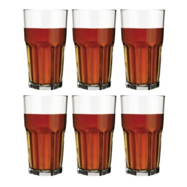 Imagem de Copo Redondo Bristol Vidro Transparente Nadir 410ml - 6Un - NADIR FIGU