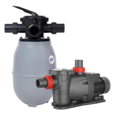 Imagem de Kit Bomba E Filtro Para Piscina Até 19 Mil Litros Água 1/4cv 220v - GR