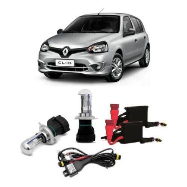Imagem de Kit Xenon Farol Alto E Baixo Bixenon 8000k - Clio - Importado