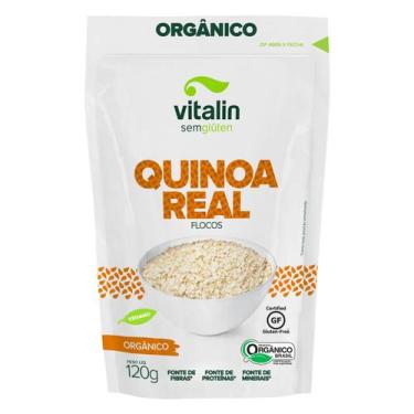 Imagem de Quinoa Real em Flocos Orgânico 120g - Vitalin