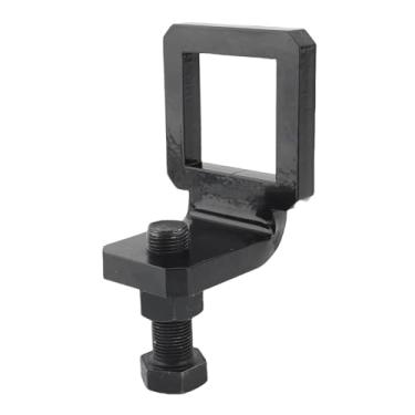 Imagem de Fockety Grampo tensor de engate antivibração, grampo de engate antivibração para serviço pesado, estabilizador de engate para receptores de engates de 2 pol (Preto brilhante)