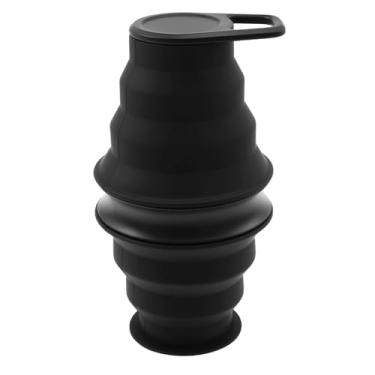 Imagem de Garrafas de água dobráveis de silicone reutilizável de 500 ml, à prova de vazamento, garrafas portáteis leves e dobráveis para academia, viagem, acampamento, caminhada, corrida, ciclismo, ioga