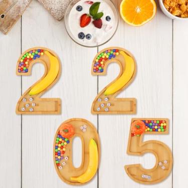 Imagem de Placa numérica de charcutaria de madeira, combinação de vários números, placas de grande capacidade, placas de fácil acesso, placas de bambu versáteis para festas (2025)