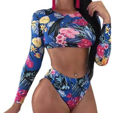 Imagem de Moda Feminina Biquíni Impresso Push-up Acolchoado Swimwear Swimsuit Be