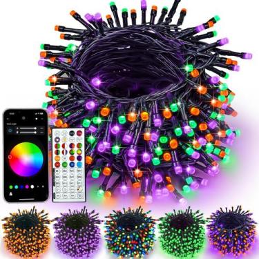 Imagem de Guirnalda de luces RGB para Halloween YIQU 20 m 200 LED impermeables