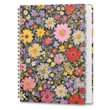 Imagem de Agenda 2026, agenda acadêmica, acessórios de mesa para casa, escritório e material escolar – A5 (15 x 21 cm)