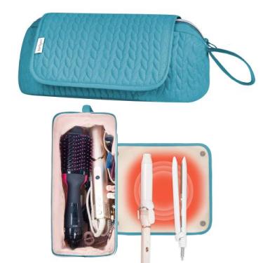 Imagem de Bolsa de viagem Hair Tools KarSyon, resistente ao calor, organizador d