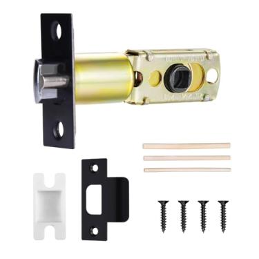 Imagem de Newlaking Tamanho do fecho ajustável 60/70 mm ângulo de giro de 45° orifício quadrado 7,6 mm adequado para maçaneta/maçaneta de porta de entrada com chave, peças de substituição de fechadura de porta